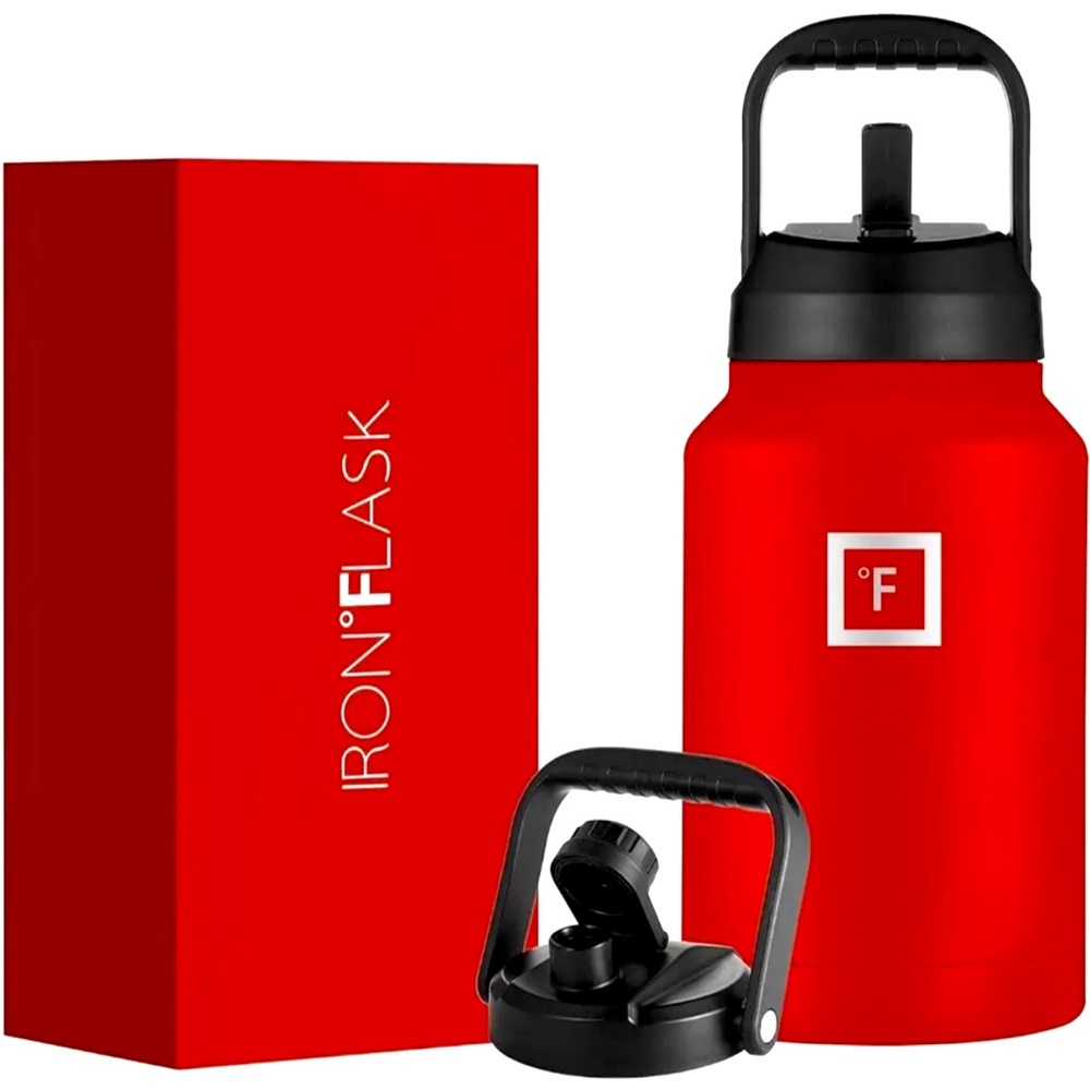 IRON °FLASK Sports Water Bottle - 128 Oz